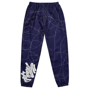 Navy Skeleton Track Pants